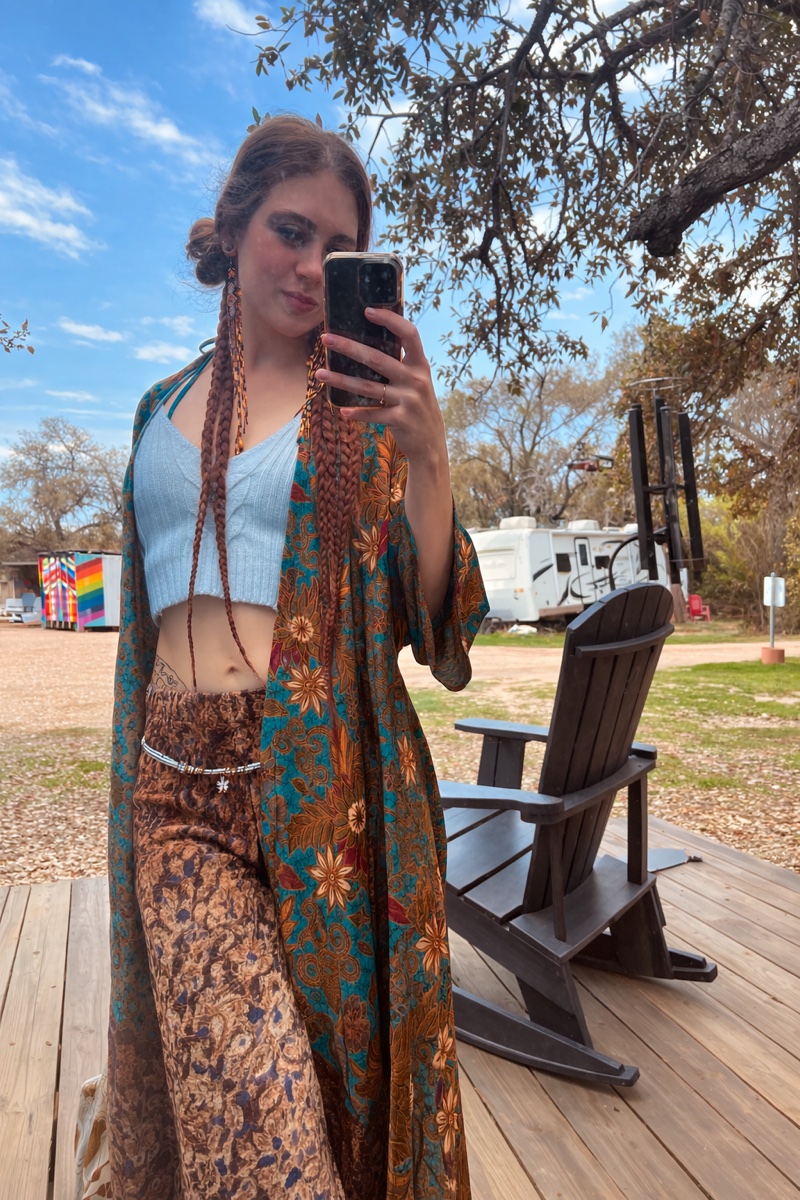 Jasper Rose, Healer and Reiki Master, enjoys the 12 acres of nature at AWKN Ranch